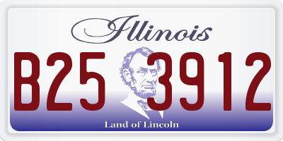 IL license plate B253912
