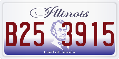 IL license plate B253915