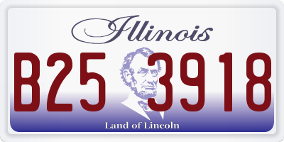 IL license plate B253918