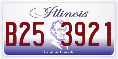 IL license plate B253921