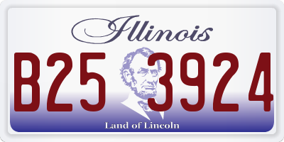 IL license plate B253924