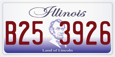 IL license plate B253926
