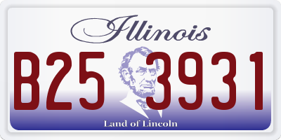 IL license plate B253931