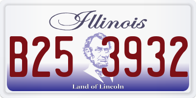 IL license plate B253932