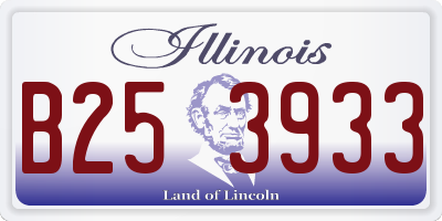 IL license plate B253933
