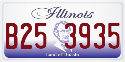 IL license plate B253935