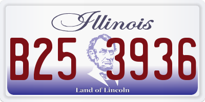 IL license plate B253936