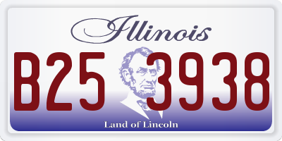 IL license plate B253938