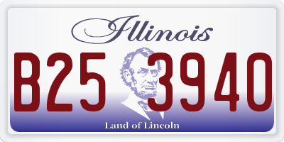 IL license plate B253940