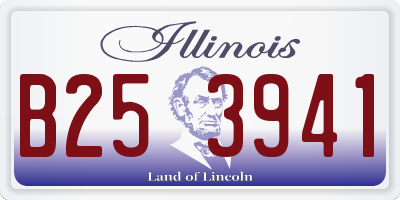 IL license plate B253941