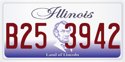 IL license plate B253942