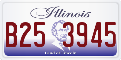 IL license plate B253945