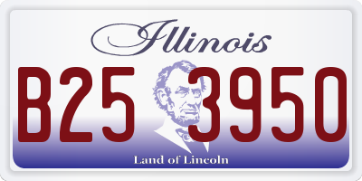 IL license plate B253950