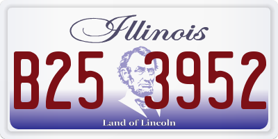 IL license plate B253952