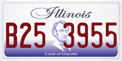 IL license plate B253955