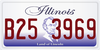 IL license plate B253969