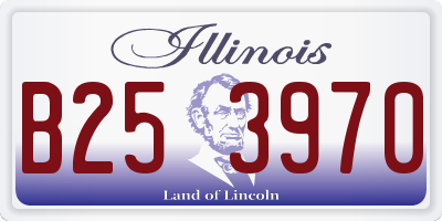 IL license plate B253970