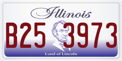 IL license plate B253973