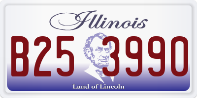 IL license plate B253990