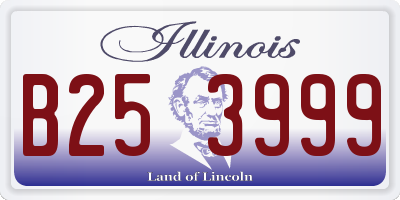 IL license plate B253999
