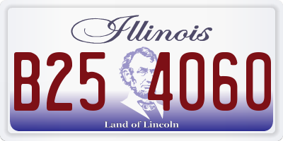 IL license plate B254060