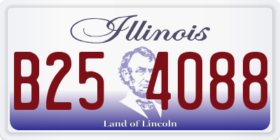 IL license plate B254088