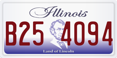 IL license plate B254094