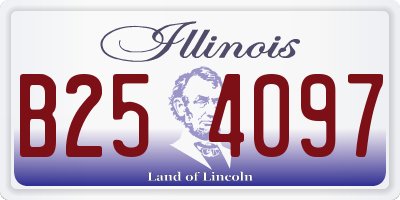 IL license plate B254097
