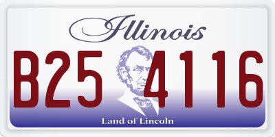 IL license plate B254116