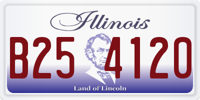 IL license plate B254120