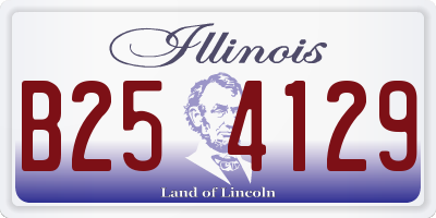IL license plate B254129