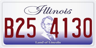 IL license plate B254130