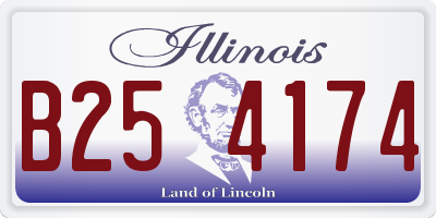 IL license plate B254174