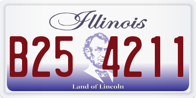 IL license plate B254211