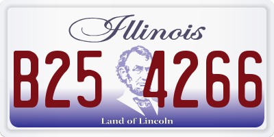 IL license plate B254266