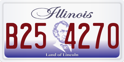 IL license plate B254270