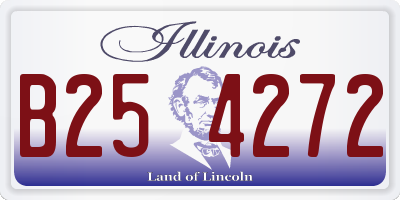 IL license plate B254272