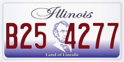 IL license plate B254277