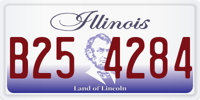 IL license plate B254284