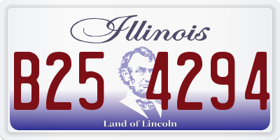 IL license plate B254294