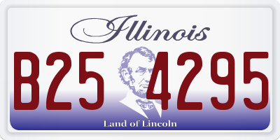 IL license plate B254295