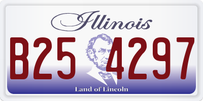IL license plate B254297