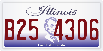 IL license plate B254306