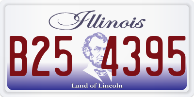 IL license plate B254395