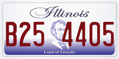 IL license plate B254405