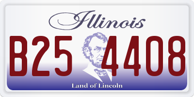 IL license plate B254408