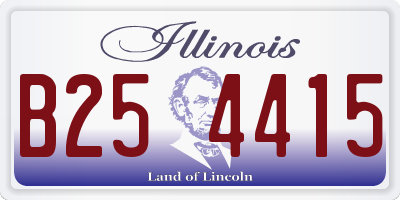 IL license plate B254415