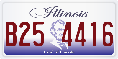 IL license plate B254416