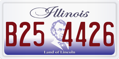 IL license plate B254426