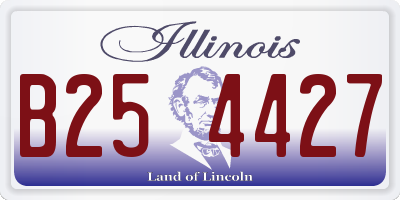 IL license plate B254427